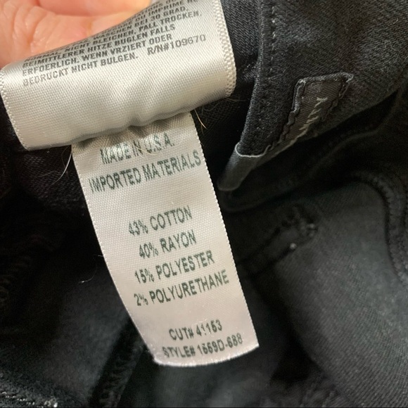 CITIZENS OF HUMANITY (Aritzia) Carlie Skinny Jeans With Pockets Black Size 26 - Picture 10 of 15